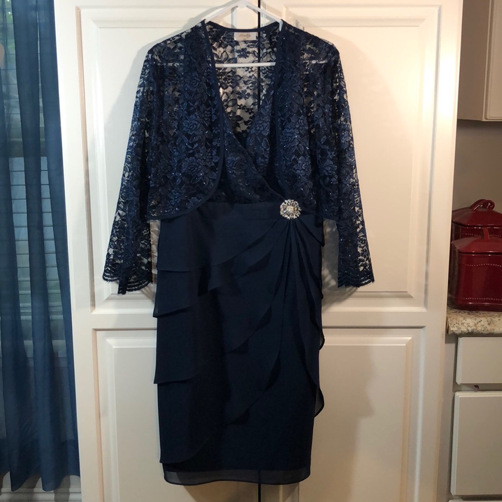 Sally Fashion Dress w/Lace Bolero